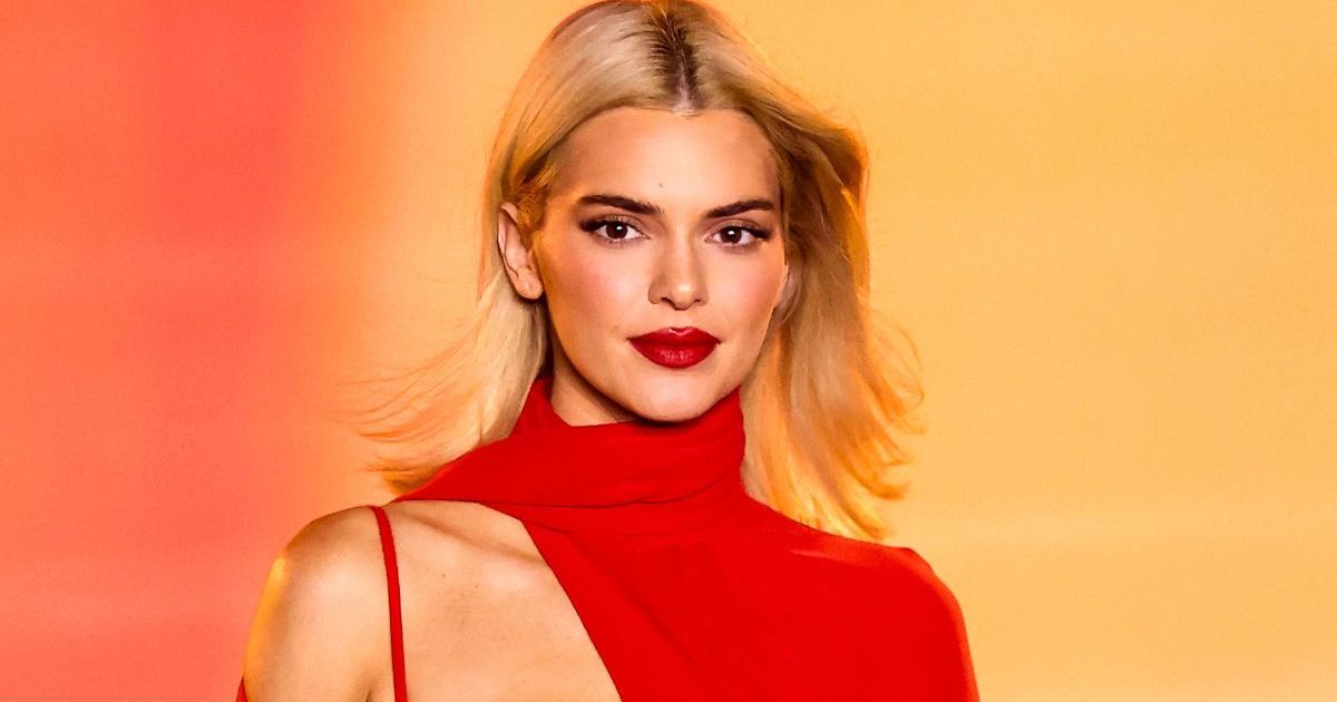 Kendall Jenner’s Paris Fashion Week Red Gown Is a Lot of Things at Once