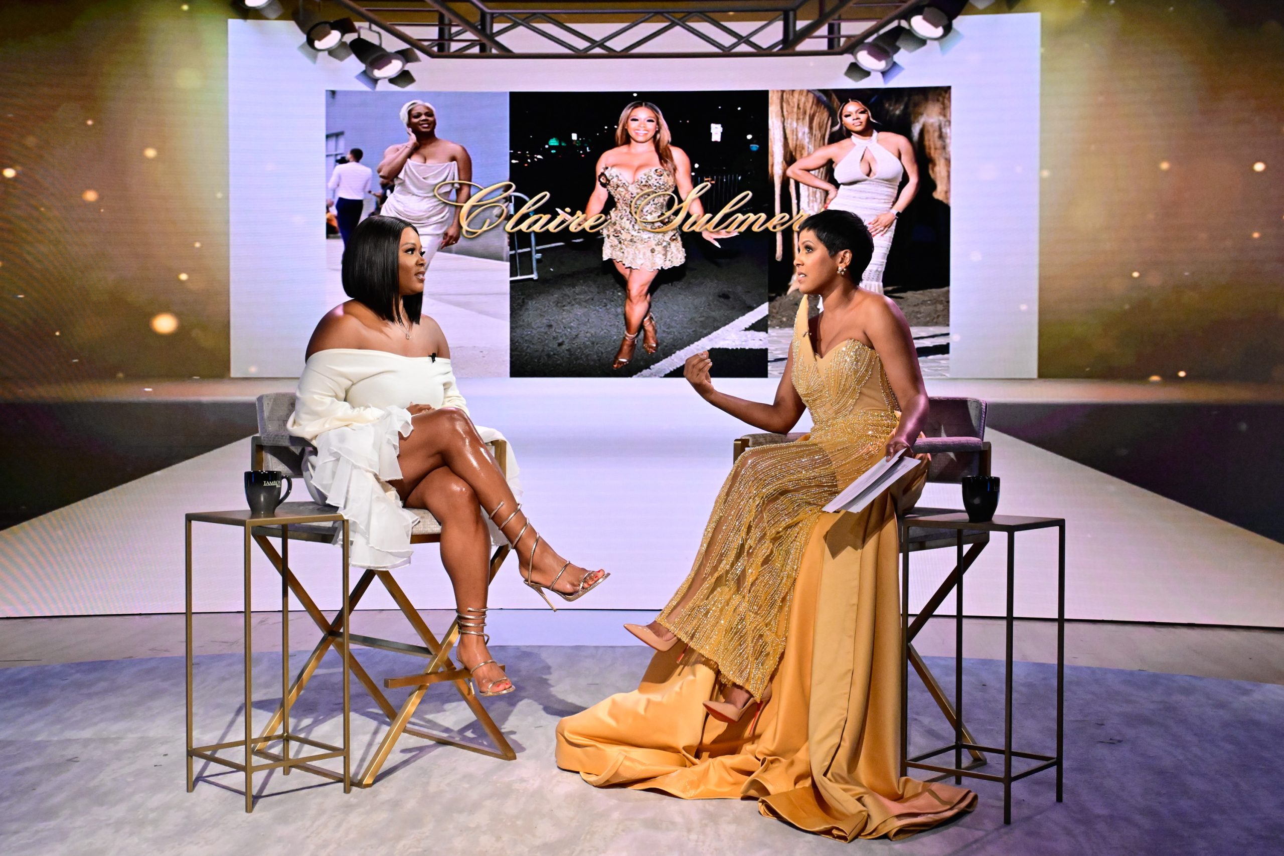 Claire’s Life: Catch me on Tamron Hall Today Wearing The Bomb Fashion Show Designer Envysaje Atelier!